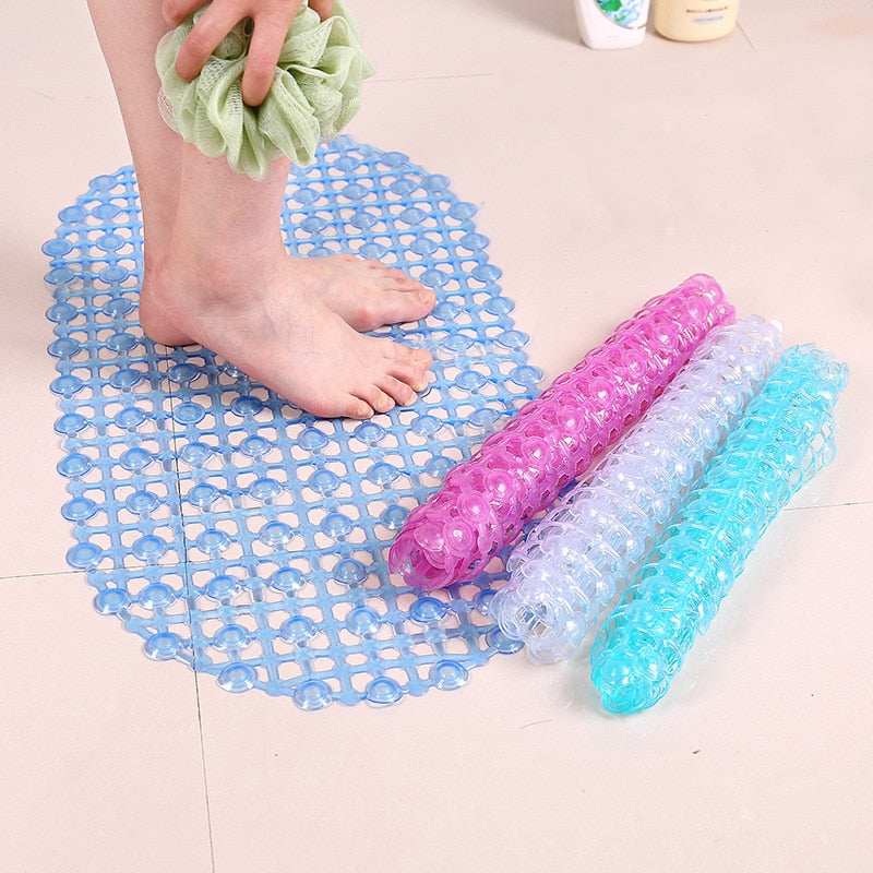 shower mat Bathroom Sucker Cushion PVC Permeable Bead Bathroom Anti-skid Cushion Bath pad bathroom set rug bathtub mat