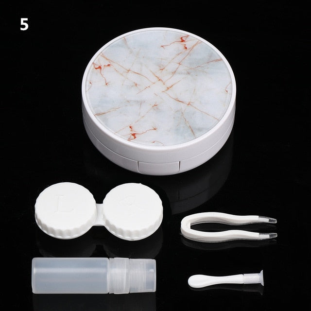 Colored Contact Lens Case With Mirror