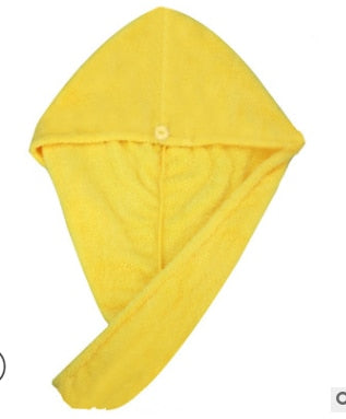 Quick Drying Microfiber Hair Towel Wrapped Turban Turbie Twist Hat Caps Spa Bath Water Absorbing Dry Hair Home Textile