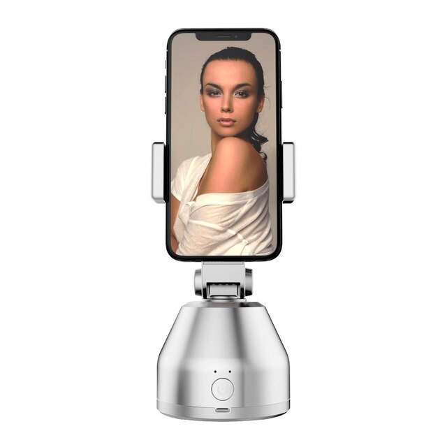 Portable All-in-one Auto Smart AI Gimbal Personal Robot Cameraman 360° Rotation Face Tracking Mobile Phone Stand Tracking