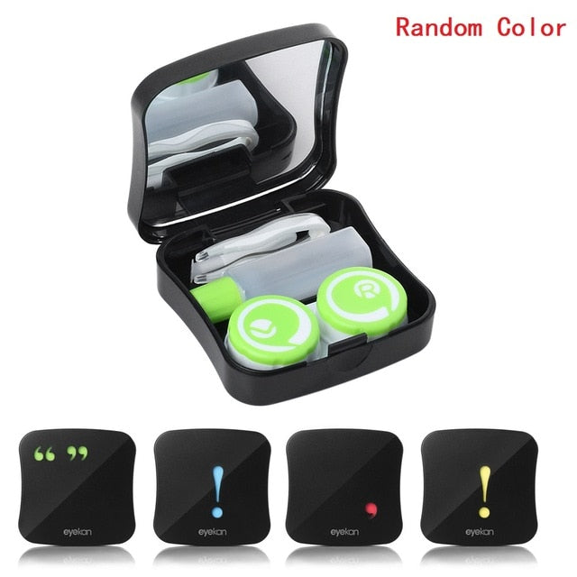 Colored Contact Lens Case With Mirror