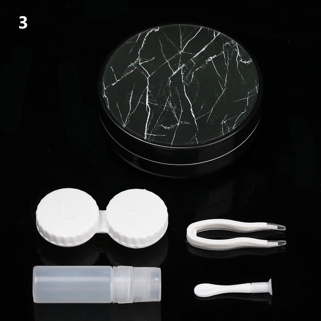 Colored Contact Lens Case With Mirror