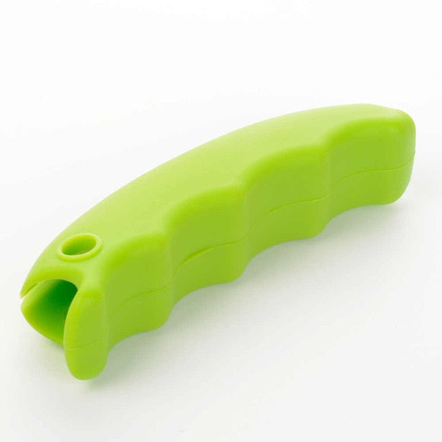 1Pc Silicone Bucket Food Stuff Shopping Labour Save Carrying Bags Handle Holder Hanger Kitchen Tools