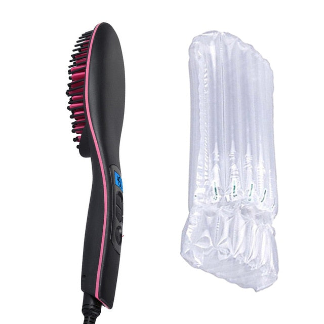 Electric Hair Straightener Ceramic Hot Combs Straightener Heating Combs Men Beard Straightener Brush Profissional Styling Tools