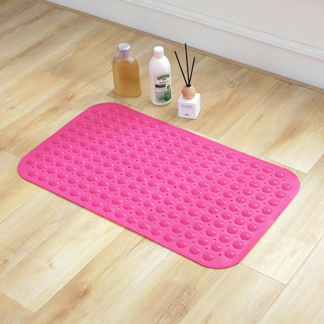 Anti-Slip Shower Mat, Bath Mat with Suction Cup Bathroom Carpet/Mat Foot Massage Rubber Mat In The Bathroom Rug Mutli-Optional