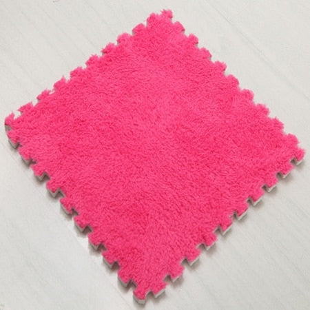 6/8/9/15 Pcs DIY 30*30*1cm Living Room bedroom Children Kids Soft Carpet Magic Patchwork Jigsaw Splice Heads  Baby Climbing Mat